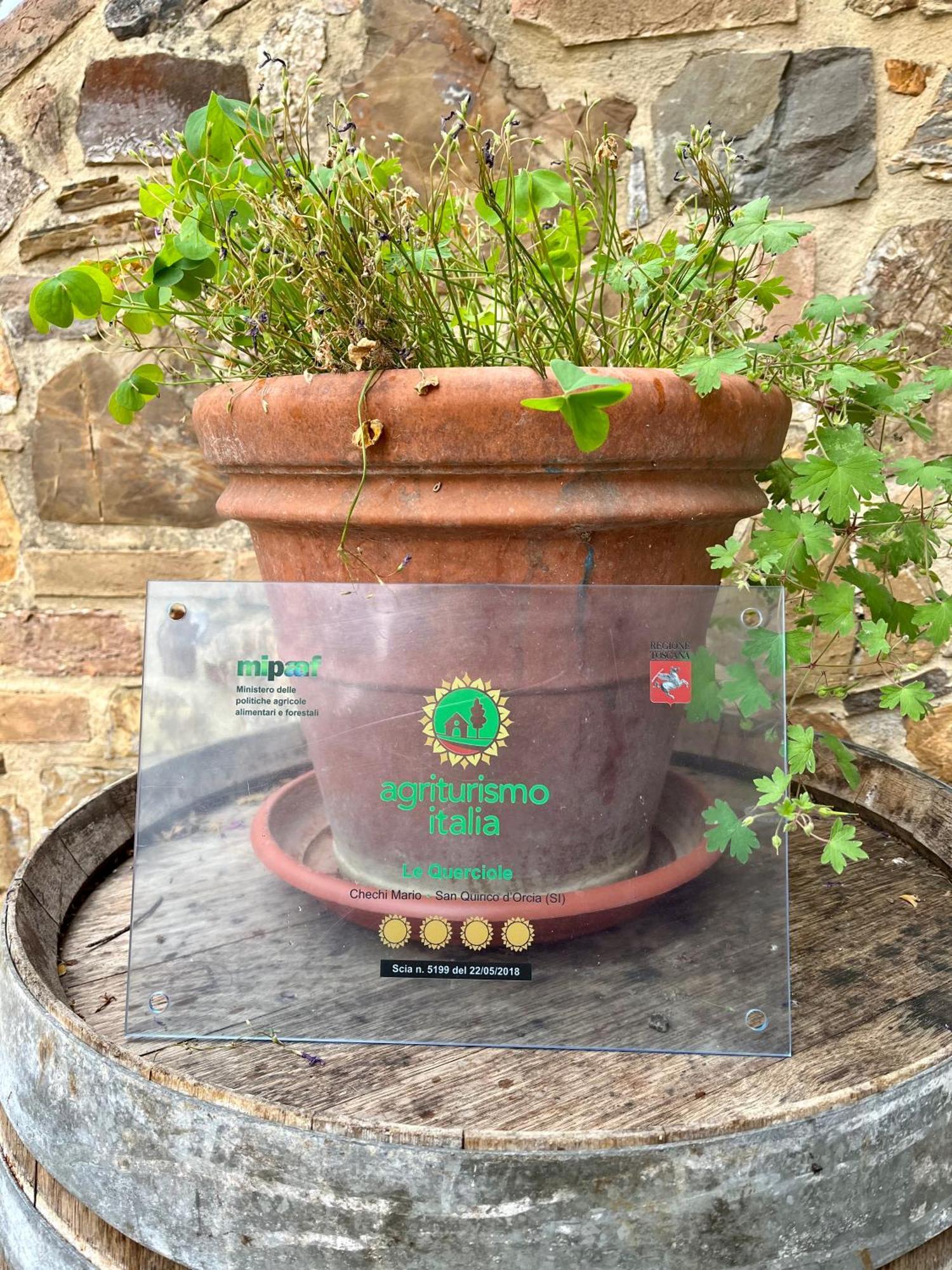 Agriturismo Le Querciole In Val D'Orcia Bagno Vignoni Eksteriør billede